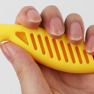 Brosse Chat - CatSheddingHairComb™ - Jaune - Bien etre felin