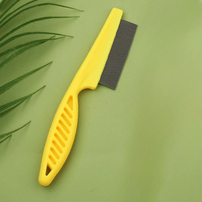Brosse Chat - CatSheddingHairComb™ - Jaune - Bien etre felin