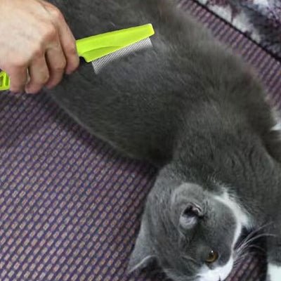 Brosse Chat - CatSheddingHairComb™ - Vert - Bien etre felin