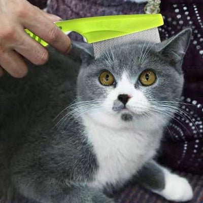 Brosse Chat - CatSheddingHairComb™ - Vert - Bien etre felin
