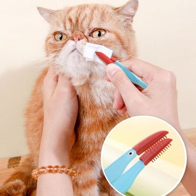 Brosse Pour Chat - CatEyeCleaningBrush™ - Bleu - Bien etre felin