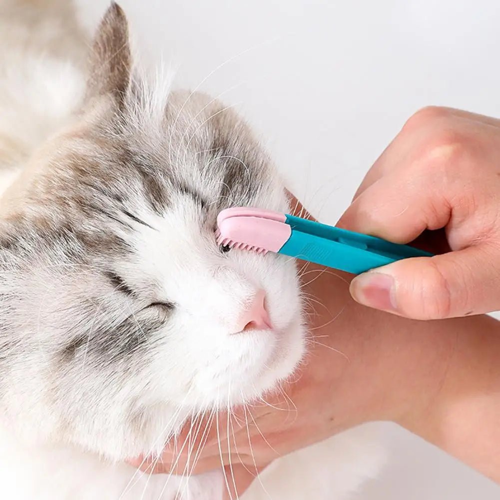 Brosse pour Chat - CatEyeWipe™ - Rose - Bien etre felin