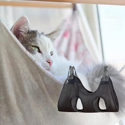 Toilettage Chat - GroomHamac™ - Gris - Bien etre felin