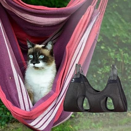 Toilettage Chat - GroomHamac™ - Gris - Bien etre felin