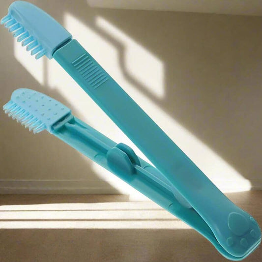 Brosse pour Chat - CatEyeWipe™ - Bleu - Bien etre felin
