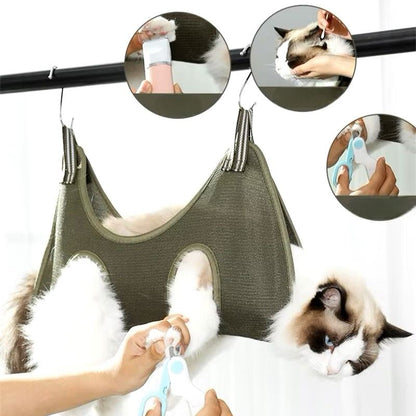 Toilettage Chat - GroomHamac™ - Vert - Bien etre felin
